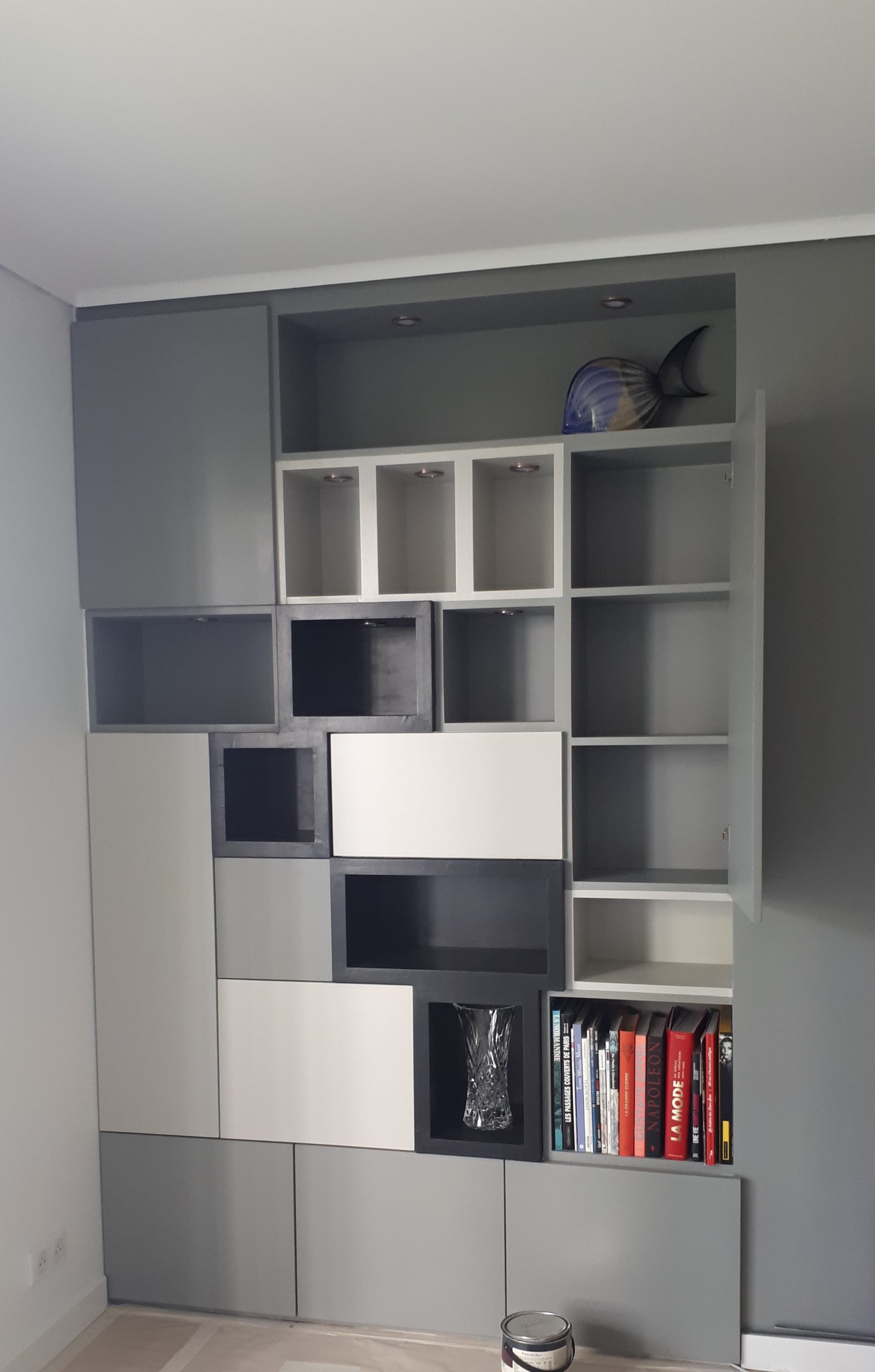 Bibliothèque sur-mesure à Bois-Colombes